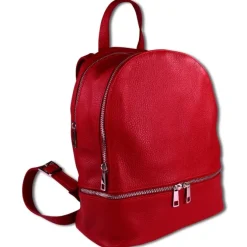 Toscanto Damen Cityrucksack Leder Tasche rot OTT612RR