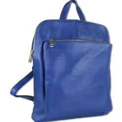 Toscanto Damen Cityrucksack Leder Tasche blau OTT610RB