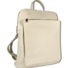 Toscanto Damen Cityrucksack Leder Tasche beige OTT610RC