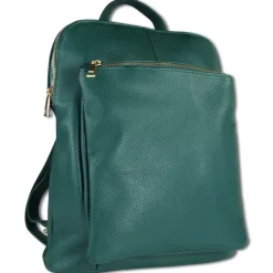 Toscanto Damen Cityrucksack Leder Tasche grün OTT610RG
