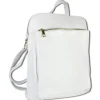 Toscanto Damen Cityrucksack Leder Tasche weiß OTT610RW
