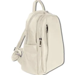 Toscanto Damen Cityrucksack Leder Rucksack beige ORTM101RI