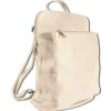 Toscanto Damen Cityrucksack Leder Rucksack beige ORTM103RI