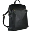 Toscanto Damen Cityrucksack Leder Tasche schwarz OTT610RS
