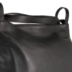 Toscanto Damen Cityrucksack Leder Tasche schwarz OTTM108SS