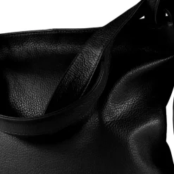 Toscanto Damen Cityrucksack Leder Tasche schwarz OTT611SS