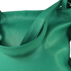 Toscanto Damen Cityrucksack Leder Tasche türkis OTT611ST