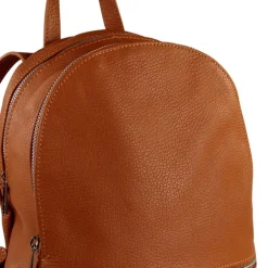 Toscanto Damen Cityrucksack Leder Tasche tan hellbraun OTT612RC