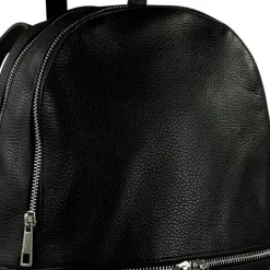 Toscanto Damen Cityrucksack Leder Tasche schwarz OTT612RS