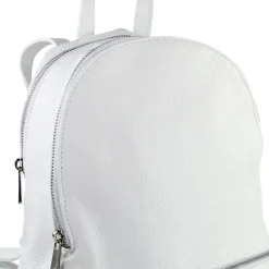 Toscanto Damen Cityrucksack Leder Tasche weiß OTT612RW