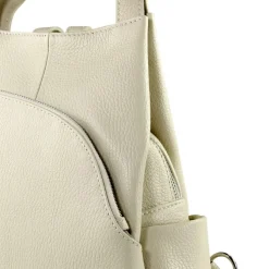 Toscanto Damen Cityrucksack Leder Tasche beige OTT613RC