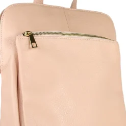 Toscanto Damen Cityrucksack Leder Tasche rosa OTT610RA