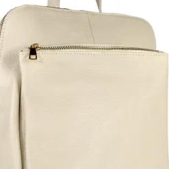 Toscanto Damen Cityrucksack Leder Tasche beige OTT610RC
