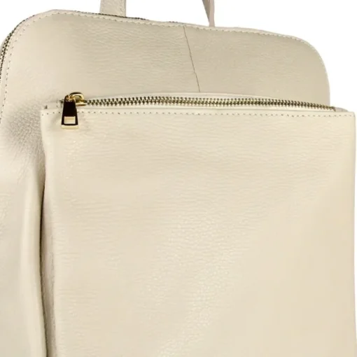 Toscanto Damen Cityrucksack Leder Tasche beige OTT610RC