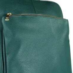 Toscanto Damen Cityrucksack Leder Tasche grün OTT610RG