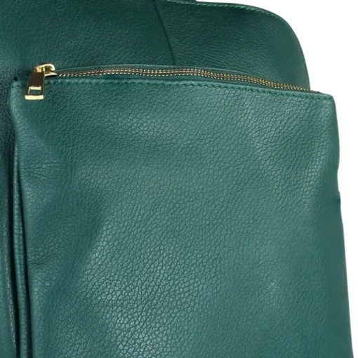 Toscanto Damen Cityrucksack Leder Tasche grün OTT610RG