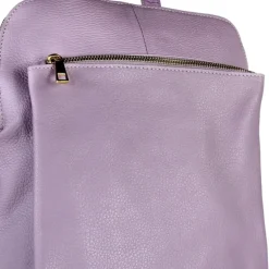 Toscanto Damen Cityrucksack Leder Tasche flieder lila OTT610RV