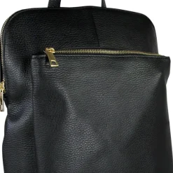 Toscanto Damen Cityrucksack Leder Tasche schwarz OTT610RS