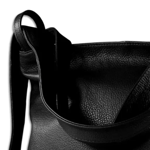 Toscanto Damen Cityrucksack Leder Tasche schwarz OTT611SS