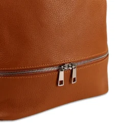 Toscanto Damen Cityrucksack Leder Tasche tan hellbraun OTT612RC