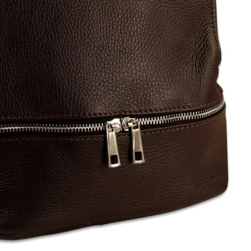 Toscanto Damen Cityrucksack Leder Tasche braun OTT612RN
