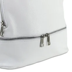 Toscanto Damen Cityrucksack Leder Tasche weiß OTT612RW