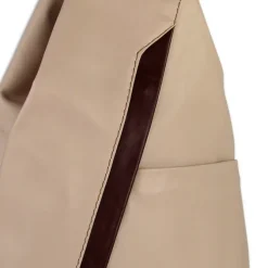 Toscanto Damen Cityrucksack Leder Rucksack rosa braun OTT604RA