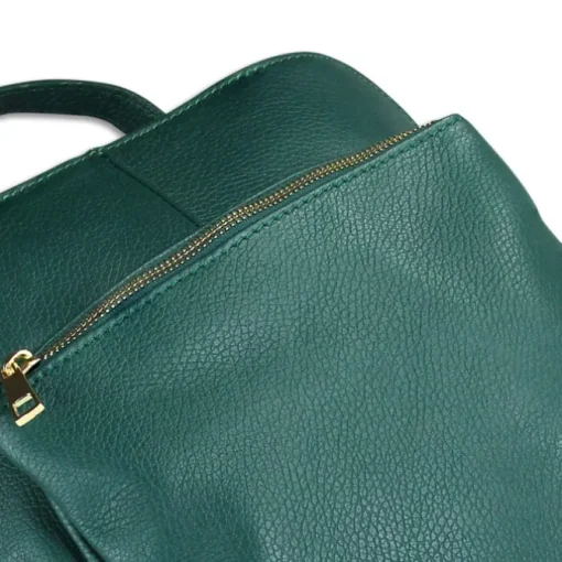 Toscanto Damen Cityrucksack Leder Tasche grün OTT610RG