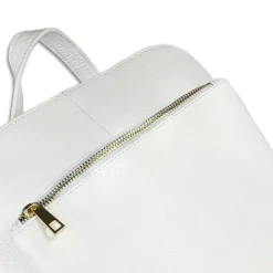 Toscanto Damen Cityrucksack Leder Tasche weiß OTT610RW