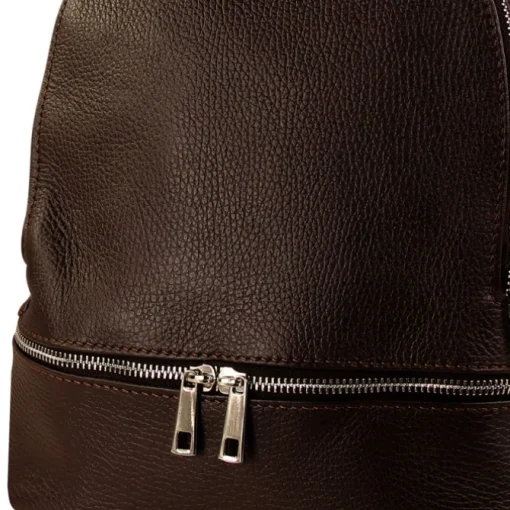 Toscanto Damen Cityrucksack Leder Tasche braun OTT612RN