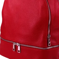 Toscanto Damen Cityrucksack Leder Tasche rot OTT612RR