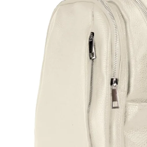 Toscanto Damen Cityrucksack Leder Rucksack beige ORTM101RI