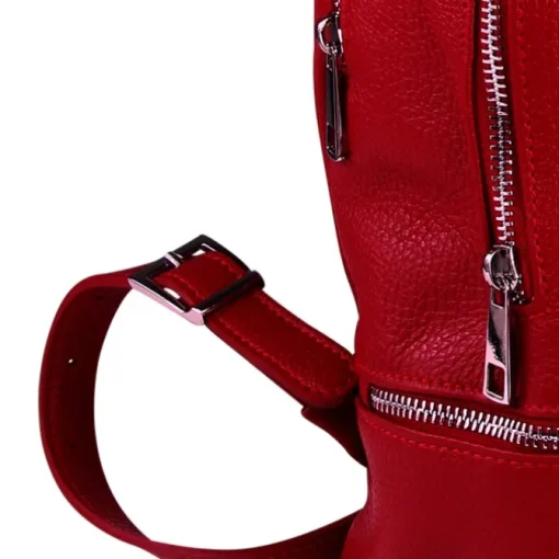 Toscanto Damen Cityrucksack Leder Tasche rot OTT612RR