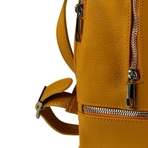 Toscanto Damen Cityrucksack Leder Tasche gelb OTT612RY