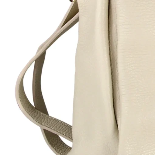 Toscanto Damen Cityrucksack Leder Tasche beige OTT610RC