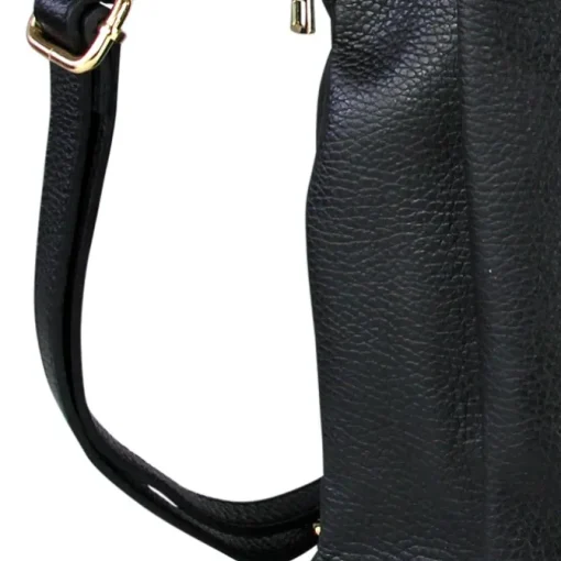 Toscanto Damen Cityrucksack Leder Tasche schwarz OTT610RS