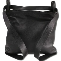 Toscanto Damen Cityrucksack Leder Tasche schwarz OTTM108SS