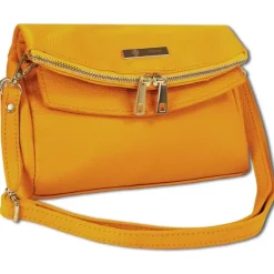 Toscanto Damen Clutch Leder Tasche gelb OTT803SY