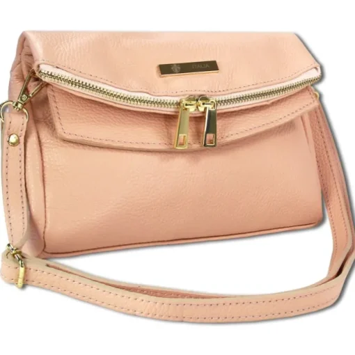 Toscanto Damen Clutch Leder Tasche rosa OTT803SA