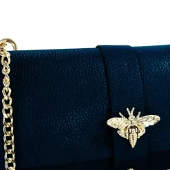 Toscanto Damen Clutch Leder Tasche dunkelblau OTTM803SB