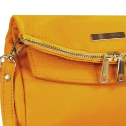 Toscanto Damen Clutch Leder Tasche gelb OTT803SY