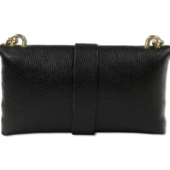 Toscanto Damen Clutch Leder Tasche schwarz OTTM803SS