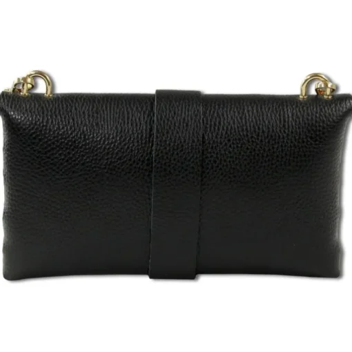 Toscanto Damen Clutch Leder Tasche schwarz OTTM803SS