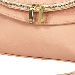 Toscanto Damen Clutch Leder Tasche rosa OTT803SA