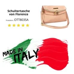 Toscanto Damen Clutch Leder Tasche rosa OTT803SA