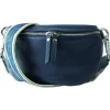 Toscanto Damen Gürteltasche Leder Tasche blau OTT807BB