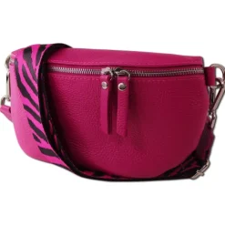 Toscanto Damen Gürteltasche Leder Tasche pink OTT807BP