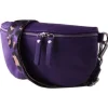 Toscanto Damen Gürteltasche Leder Tasche violett OTT807BV