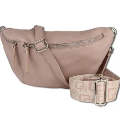 Toscanto Damen Gürteltasche Leder Tasche rosa OTT821BA