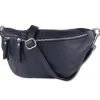 Toscanto Damen Gürteltasche Leder Tasche blau OTT820BB